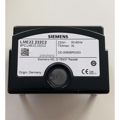 SIEMENS LME22.232C2 Brülör Otomatiği 230V 50-60Hz TSAmax.3s