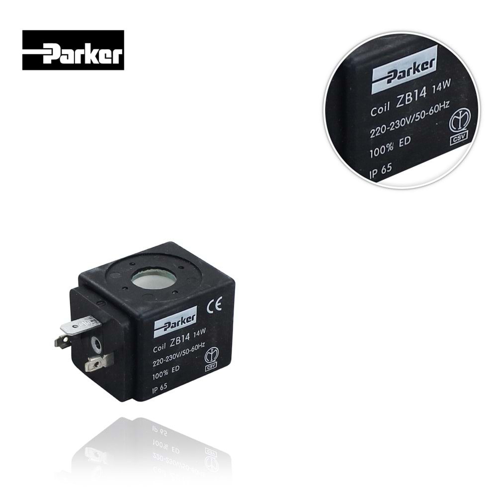 PARKER ZB14 Bobin 304062 14w 220-230v 50/60hz Soketli