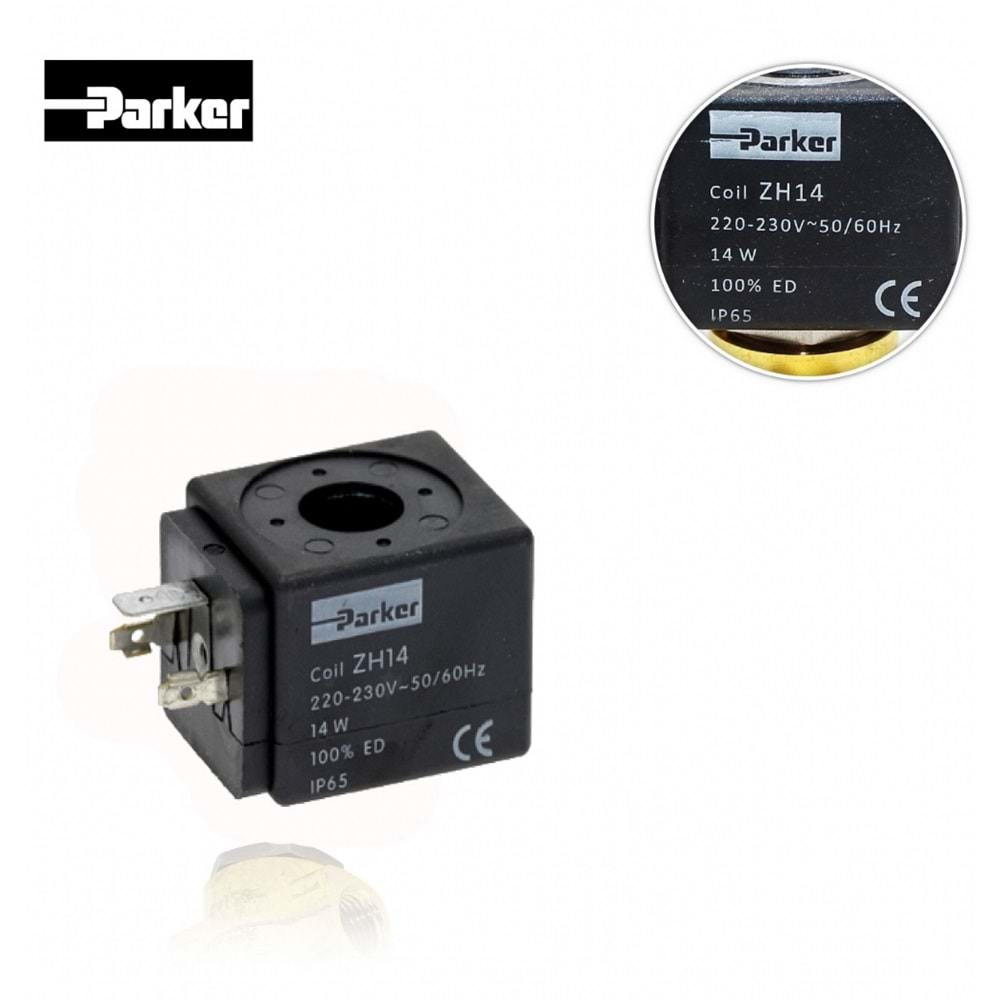 PARKER ZH14 Bobin 304104 14w 220-230v 50/60hz Soketli