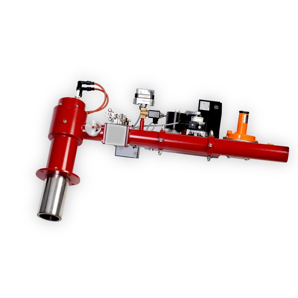 NAM BURNER BHR100 Brülör Max= 125kW, Min= 20kW Çalışma aralığı 6:1 Gaz Giriş Basıncı=100-200 mbar