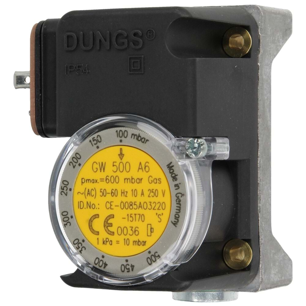 DUNGS GW500A6 Presostat 100…500mbar AC 50-60Hz 10A 250V