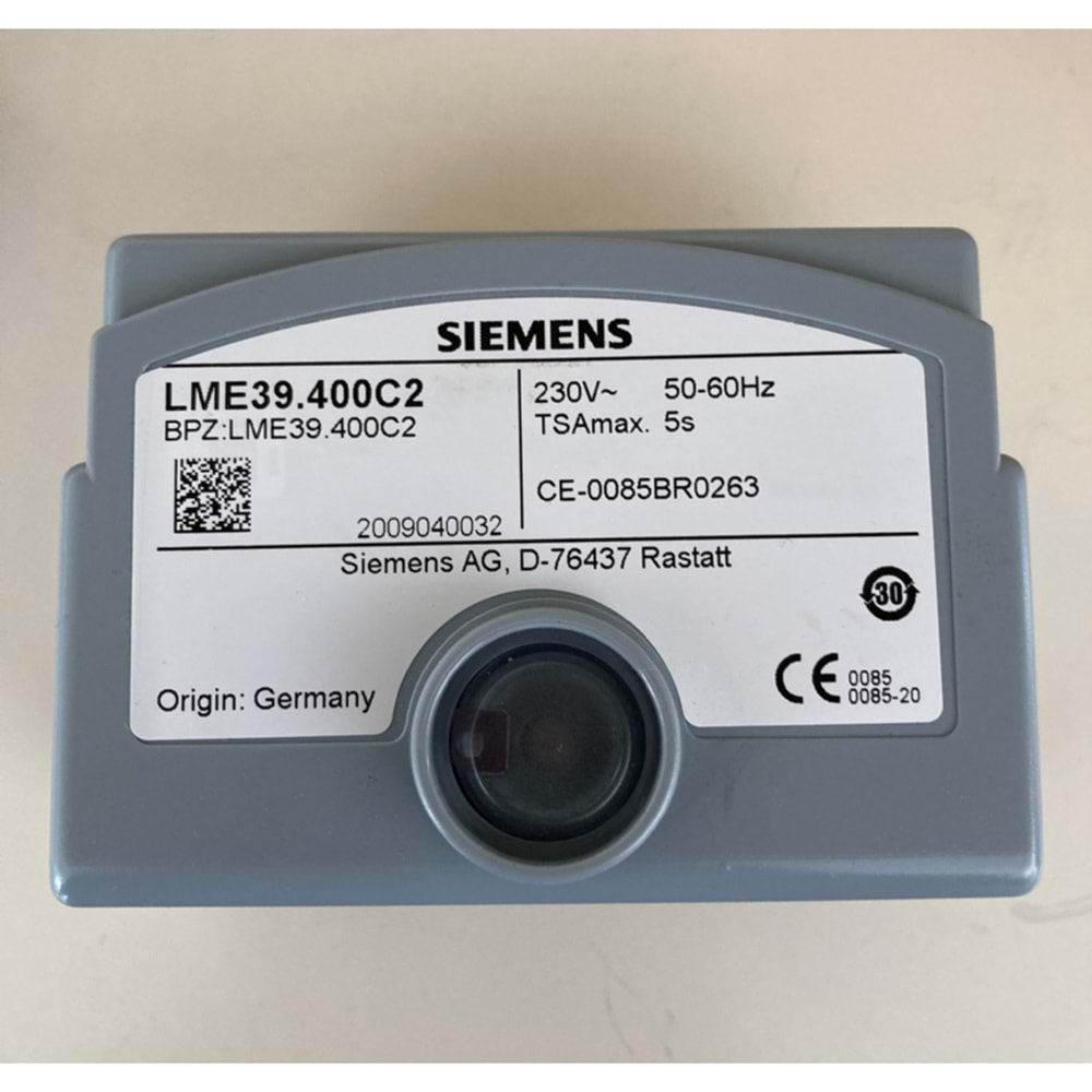 SIEMENS LME39.400C2 Brülör Otomatiği 230V 50-60Hz TSAmax.5s