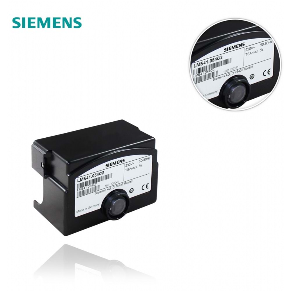 SIEMENS LME41.054C2 Brülör Otomatiği LGA52.171B27 230V 50-60Hz TSAmax.5s