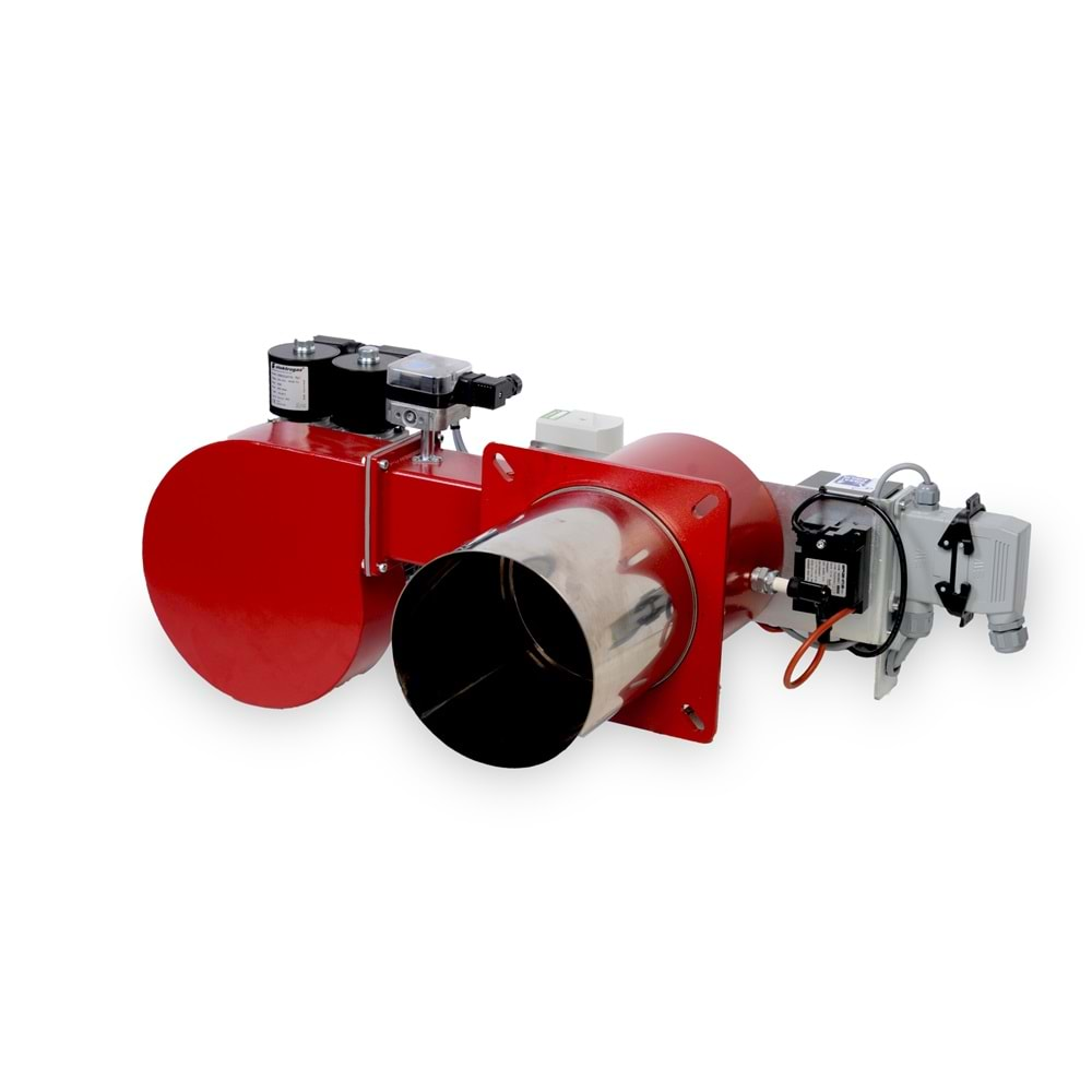 NAM BURNER RAM300 Brülör Max= 350kW, Min= 11kW Çalışma aralığı 32:1 Gaz Giriş Basıncı=20-80 mbar