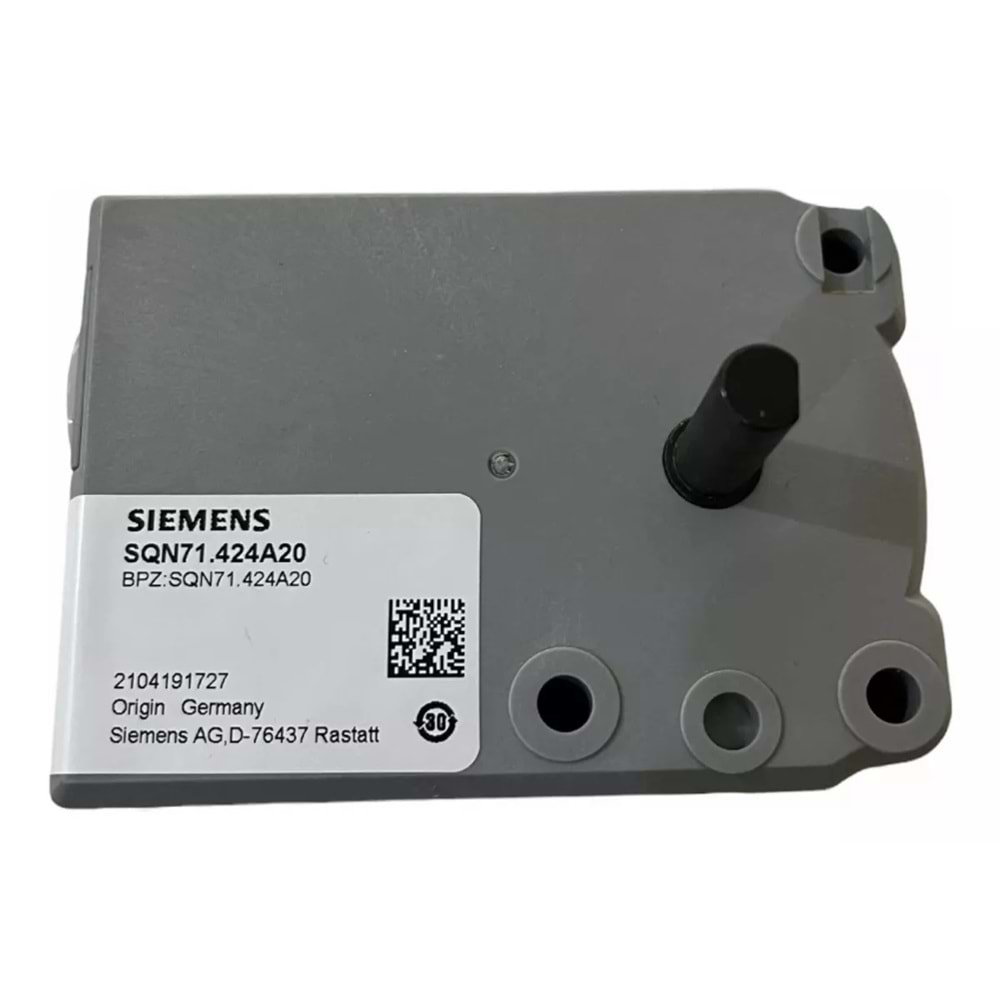 SIEMENS SQN71.424A20 Servomotor 230V 50-60Hz 6VA 7(1)A 250V 12s/90° 2.5Nm