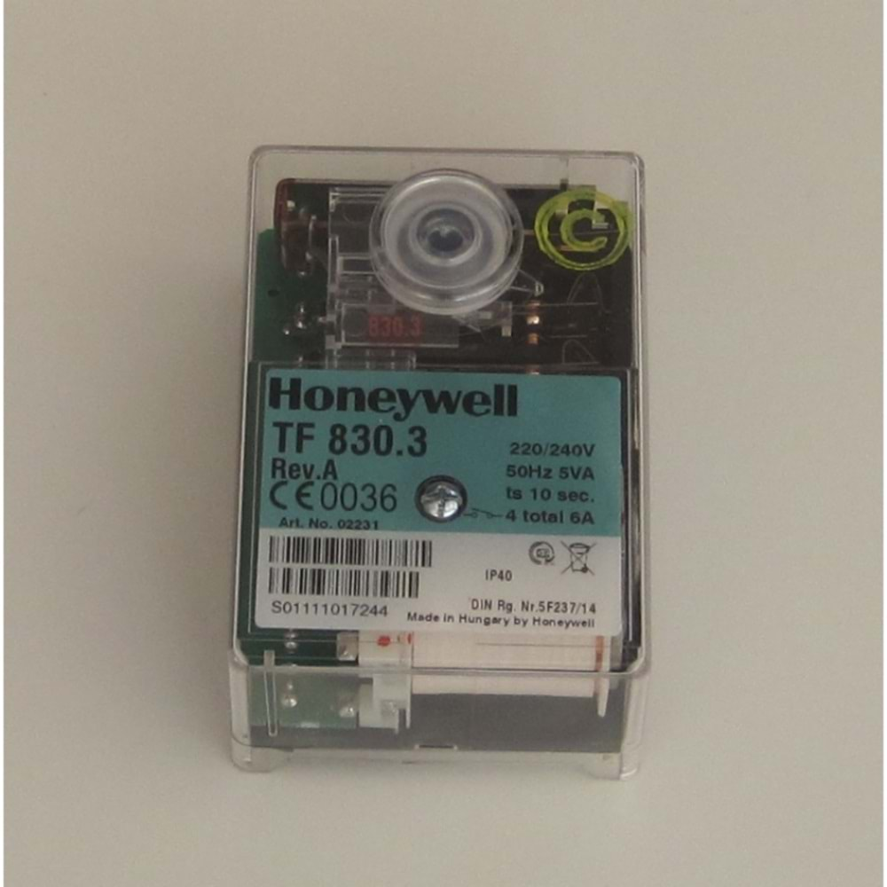 HONEYWELL TF830.3 Brülör Otomatiği 220-240V 50Hz 5VA ts10sec 4total 6A