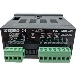 EMKO MXL-40.1.20.2.1/01.01/0.0.0.NAM Burner Controller Isı Kontrol Cihazı NAM40